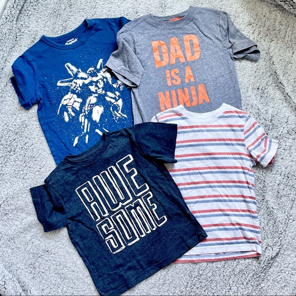 4 Tee Bundle - Awesome Ninja Transformers - Picture 1 of 6